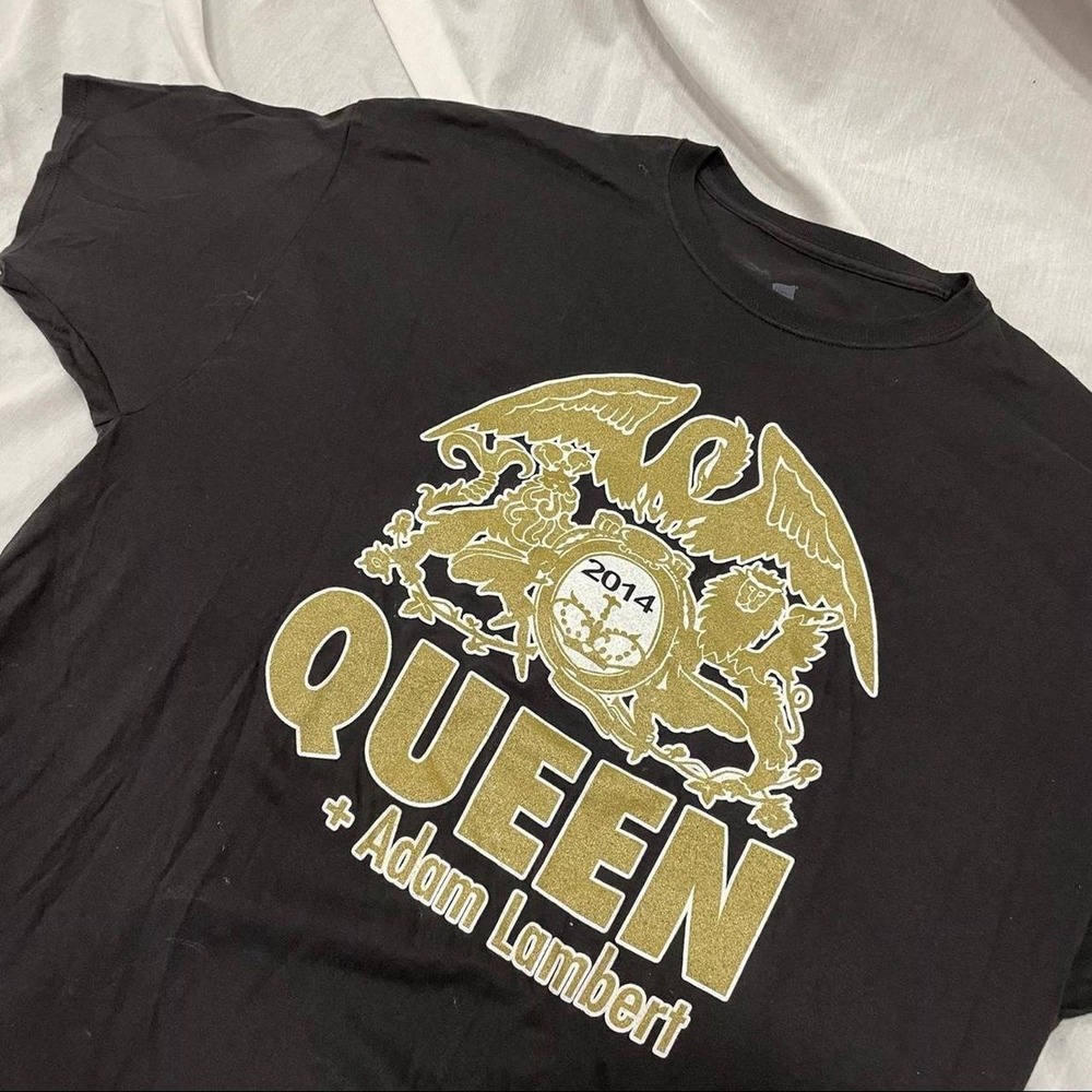 Y2k queen band t shirt rock concert tour graphic - mens 2XL